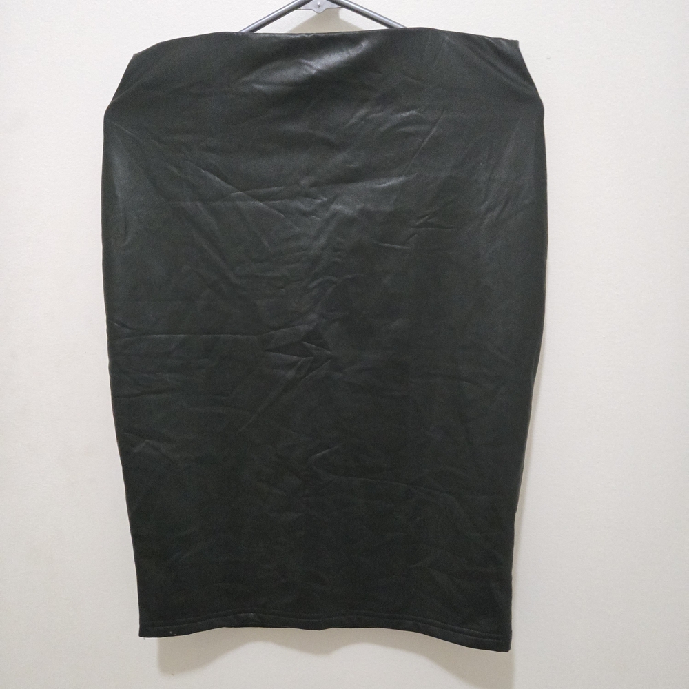 Revamped Vegan Black Pencil Skirt